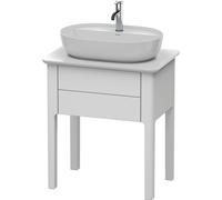 Unità Duravit Luv Vanity, verticale LU9560, 1 prolunga, larghezza: 688 mm, Colorazione: Laccato bianco seta opaco