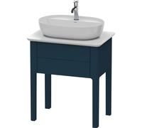 Duravit Luv bâti-support de lavabo à poser LU9560, 1 tiroir, largeur 638mm, LU956009898, LU956009898, Colorazione: Laccato opaco seta blu notte