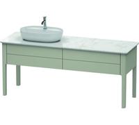 Unità Duravit Luv Vanity in piedi LU9563L, 1733 x 570 mm, 2 estraibili, Colorazione: Taupe seta opaco laccato opaco