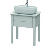 Duravit Luv bâti-support pour lavabo à poser LU9560, 1 tiroir, largeur 638mm, LU956003939, LU956003939, Colorazione: Nordic White laccato opaco seta bianco nordico