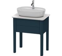 Duravit Luv bâti-support pour lavabo à poser LU9560, 1 tiroir, largeur 638mm, LU956009898, LU956009898, Colorazione: Laccato opaco seta blu notte