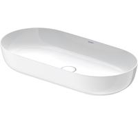 Duravit Luv lavabo 80x40 cm ovale da appoggio bianco lucida 0379800000
