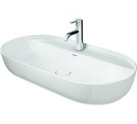 Duravit Luv lavabo 80x40 cm ovale da appoggio bianco lucida 0380800000