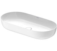 Duravit Luv lavabo 80x40 cm ovale da appoggio bianco satinato/perla 0379802600