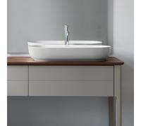 Duravit Luv lavabo da appoggio, 0379802300, Luv grigio opaco/bianco [Lavabi > Lavabi da Appoggio]
