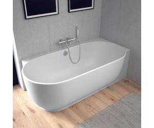 Duravit Luv vasca da bagno ad angolo, con pannello laterale, 700432000000000, Luv bianco opaco [Vasche da Bagno > Vasche da Bagno ad Angolo]