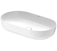 Duravit Luv vasque à poser 70x40cm, sans trop-plein, sans percement pour robinetterie, meulé, 0379700000, 0379700000, Colorazione: Bianco lucido