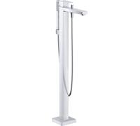 Duravit Manhattan miscelatore monocomando per vasca da bagno a pavimento, sporgenza 232 mm, consumo 2, MH5250000, Colorazione: Cromo lucido
