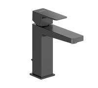 Miscelatore monocomando per lavabo Duravit Manhattan, sporgenza 129 mm, con scarico a ribalta, MH1020001, Colorazione: Nero opaco