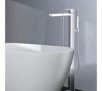 Duravit Manhattan rubinetto vasca, installazione a pavimento, miscelatore monocomando, MH5250000010, Manhattan cromo [Rubinetteria Bagno > Rubinetteria Vasca]