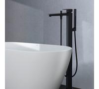Duravit Manhattan rubinetto vasca, installazione a pavimento, miscelatore monocomando, MH5250000046, Manhattan nero opaco [Rubinetteria Bagno > Rubinetteria Vasca]