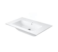 Duravit ME by Starck - Lavabo da mobile 830x490 mm, con WonderGliss, bianco opaco 23368332601