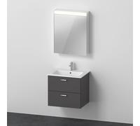 Duravit ME by Starck lavabo con mobile XBase, con armadietto a specchio, XB0075R4949, XBase; ME by Starck; Universal [Mobili da Bagno > Set Mobili da Bagno]