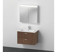 Duravit ME by Starck lavabo con mobile XBase, con armadietto a specchio, XB0076021210000, XBase; ME by Starck; Universal [Mobili da Bagno > Set Mobili da Bagno]