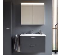 Duravit ME by Starck lavabo con mobile XBase, con armadietto a specchio, XB007604949, XBase; ME by Starck; Universal [Mobili da Bagno > Set Mobili da Bagno]