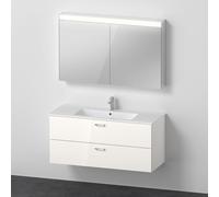 Duravit ME by Starck lavabo con mobile XBase, con armadietto a specchio, XB007804545, XBase; ME by Starck; Universal [Mobili da Bagno > Set Mobili da Bagno]