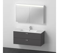 Duravit ME by Starck lavabo con mobile XBase, con armadietto a specchio, XB007804949, XBase; ME by Starck; Universal [Mobili da Bagno > Set Mobili da Bagno]