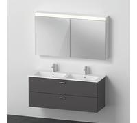 Duravit ME by Starck lavabo doppio con mobile XBase, con armadietto a specchio, XB006804949, ME by Starck; XBase; Universal [Mobili da Bagno > Set Mobili da Bagno]
