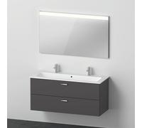 Duravit ME by Starck lavabo doppio con mobile XBase, con specchio, XB006604949, XBase; ME by Starck; Universal [Mobili da Bagno > Set Mobili da Bagno]