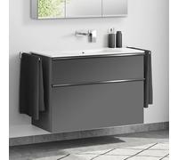 Duravit ME by Starck lavabo, evineo ineo4 mobile per lavabo, La: 103 cm; 2 scomparti estraibili con maniglia,, 233610AA60+BE0267AN, ME by Starck [Mobili da Bagno > Mobili con Lavabo Integrato]