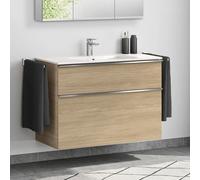 Duravit ME by Starck lavabo, evineo ineo4 mobile per lavabo, La: 103 cm; 2 scomparti estraibili con maniglia,, 233610AA00+BE0267OA, ME by Starck [Mobili da Bagno > Mobili con Lavabo Integrato]