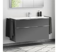 Duravit ME by Starck lavabo, evineo ineo4 mobile per lavabo, La: 123 cm; 2 scomparti estraibili con maniglia,, 233612AA00+BE0268AN, ME by Starck [Mobili da Bagno > Mobili con Lavabo Integrato]