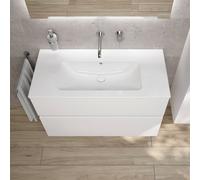 Duravit ME by Starck lavabo, evineo ineo5 evo mobile La: 101 cm, 2 scomparti estraibili, con maniglia incassata,, 233610AA60+BE0715WM, ME by Starck [Mobili da Bagno > Mobili con Lavabo Integrato]