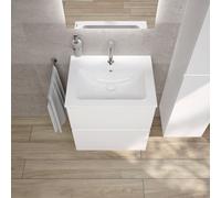 Duravit ME by Starck lavabo, evineo ineo5 evo mobile La: 61 cm, 2 scomparti estraibili, con maniglia incassata,, 233663AA00+BE0719WM, ME by Starck [Mobili da Bagno > Mobili con Lavabo Integrato]