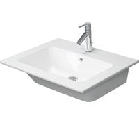 Duravit ME by Starck lavabo pour meuble, avec trop-plein, 1 trou pour robinetterie, avec plage de robinetterie, 630mm, 2336630000, 2336630000, Colorazione: Bianco