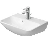 Duravit ME by Starck - Lavamani 450x320 mm, con 1 foro per miscelatore, con WonderGliss, bianco alpino 07194500001