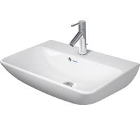 Duravit ME by Starck - Lavabo Compact, 600x400 mm, con 1 foro per miscelatore, con WonderGliss, bianco alpino 23436000001