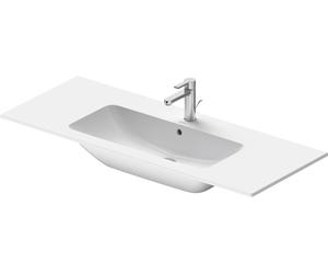 Duravit ME by Starck Meuble lave-mains, 1 trou pour robinet, trop-plein, avec table à trous, 1230 mm, 2336120000, 2336120000, Colorazione: Bianco