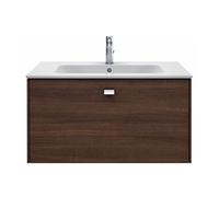 Duravit ME by Starck Meuble lave-mains, 1 trou pour robinet, trop-plein, avec table à trous, 830 mm, 2336833200, 2336833200, Colorazione: Bianco seta opaco