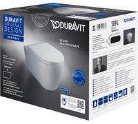 Duravit ME by Starck vaso wc con copriwater a discesa lenta sospeso senza brida bianco 457909AAA1