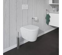 Duravit ME by Starck - WC sospeso, Rimless, con WonderGliss, bianco alpino 25300900001