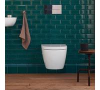 Duravit ME by Starck vaso wc con copriwater a discesa lenta sospeso senza brida bianco 453009AAA1