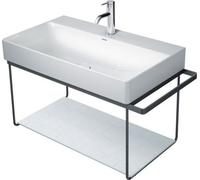 Duravit Inserti in vetro per consolle in metallo per lavabi DuraSquare, 0099678200, DuraSquare bianco/nero [Accessori > per Mobili da Bagno]