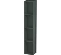 Duravit Meuble à étagères L-Cube, largeur 180mm, profondeur 180mm, vertical, 4 étagères, LC120503838, LC120503838, Colorazione: Laccato lucido Grigio Dolomiti Grey