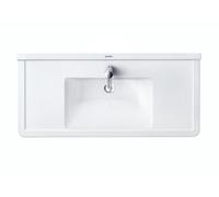 Lavabo per mobili Duravit Starck 3 105cm, 1 foro per rubinetto, colorazione: Bianco con Wondergliss