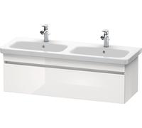 Duravit Meuble sous-lavabo DuraStyle mural 6398, 1 tiroir, 1230mm, DS639804318, DS639804318, Colorazione: Basalto Opaco / Bianco Opaco