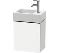Duravit Meuble sous-lavabo L-Cube 36,4 x 24,1 cm, 1 porte, pour Vero Air 072438, LC6293R5353, LC6293R5353, Colorazione: Castagno scuro arredamento scuro