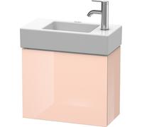 Duravit Meuble sous-lavabo L-Cube 48,0 x 24,0 cm, 1 porte, pour Vero Air 072450, LC6246L1010, LC6246L1010, Colorazione: Albicocca Perla lacca lucida all'albicocca