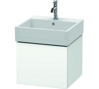 Duravit Meuble sous-lavabo L-Cube Duravit, suspendu, 1 tiroir, 48,4 x 45,9 cm, pour Vero Air 23505050, LC617408787, LC617408787, Colorazione: Laccato Bianco Lilla Seta opaco Laccato opaco