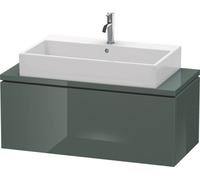 Duravit Meuble sous-lavabo L-Cube pour console, largeur 1020mm, profondeur 477mm, 1 coulissant, LC580403838, LC580403838, Colorazione: Laccato lucido Grigio Dolomiti Grey