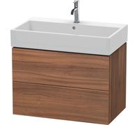Duravit Meuble sous-lavabo L-Cube, suspendu, 2 tiroirs, 78,4 x 45,9 cm, pour Vero Air 235080, LC627707979, LC627707979, Colorazione: Decorazione naturale in noce