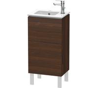 Duravit Meuble sous-lavabo L-Cube vertical, 1 porte, charnière à gauche, 420mm, pour ME by Starck 072343, LC6273L6969, LC6273L6969, Colorazione: Noce spazzolato Impiallacciatura in vero legno