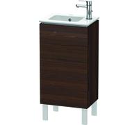Duravit Meuble sous-lavabo L-Cube vertical, 1 porte, charnières à droite, 420mm, pour ME by Starck 072343, LC6273R6969, LC6273R6969, Colorazione: Noce spazzolato Impiallacciatura in vero legno