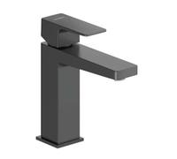 Miscelatore monocomando per lavabo Duravit Manhattan, sporgenza 129 mm, senza scarico, MH1020002, Colorazione: Nero opaco