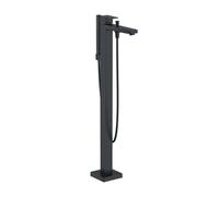 Duravit Manhattan miscelatore monocomando per vasca da bagno a pavimento, sporgenza 232 mm, consumo 2, MH5250000, Colorazione: Nero opaco
