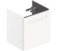 Duravit No.1 bâti-support pour lavabo suspendu, 1 porte, charnières à droite, 440x386x478mm, N14267R18180000, N14267R18180000, Colorazione: Bianco opaco Decor bianco opaco